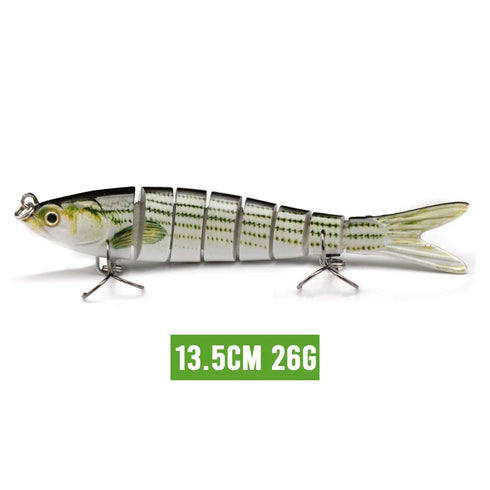 10/14cm Sinking Wobblers Fishing Lures Jointed Crankbait Swimbait 8 Segment Hard Artificial Bait For Fishing Tackle Lure